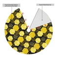 thumbnail image 2 of Yiaed Geometric Pattern with Bee Print Christmas Tree Skirt , Tree SkirtsTree Mat for Christmas Winter Holiday Indoor Decorations-36", 2 of 7