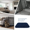 thumbnail image 6 of Dog Crate Bed Dog Crate Pad Washable Dog Bed Mat for Crate Mats for Dog Cage Mat Dog Kennel Pad Dog Kennel Mat Dog Crate Liner for Small Dogs and Cats, 30" x 20",Blue, 6 of 8