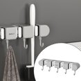 thumbnail image 2 of Mop Clip Hook Wall Mop Storage Hook Mop Holder Fixing Clip Kitchen Tool~ O7U12, 2 of 7