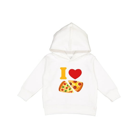 Inktastic I Love Pizza Toddler Hoodie