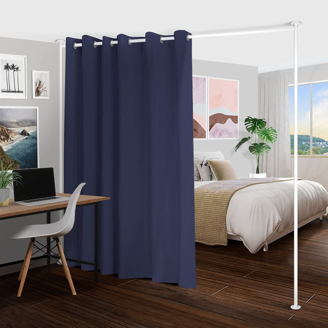 Zenfinit Curtain Divider Stand Freestanding Vertical Tension Stand Self Standing