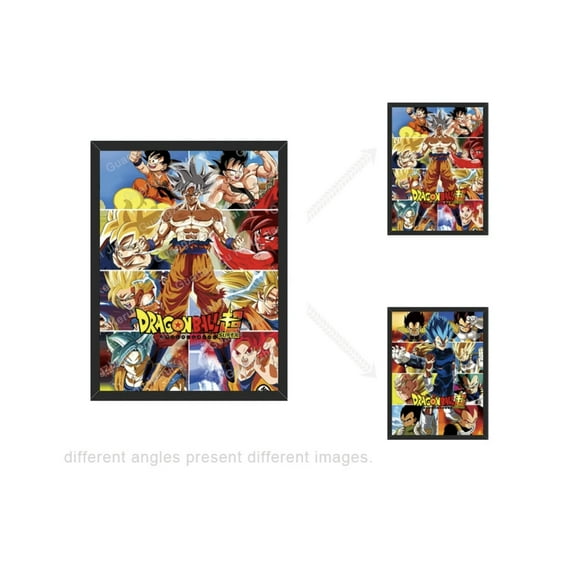 Anime Poster 3D Effect, 2 images in one, 3D Lenticular Effect