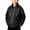 Black, variant on Biker Jacket Boys 1-13 Years Zipper Moto Coat Collar Long Sleeve Pockets Lapel Biker Coat Solid Color Autumn Outdoor Outerwear