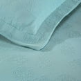 thumbnail image 5 of BNM Paisley Cotton Decorative Bedspread and Sham Set, Full, Aqua, 5 of 9