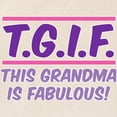 thumbnail image 3 of CafePress - THIS GRANDMA IS FABULOUS! Tote Bag - Unisex Canvas Tote Bag, Beige, 1-Piece, 3 of 9