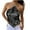 Dark Gray, variant on Womens Camisoles with Built in Bra Women Sequin Cami Tops Sleeveless Tie Back Backless Tank Camisole Sparkly Party Going out Cropped Tops XL
