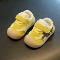 thumbnail image 2 of Quealent Toddler Lightweight Slip on Sneakers: Boys Barefoot Shoes Kids Walking Shoes Boy Sneakers, Toddler First Walking Shoe Comfort Tennis Activities Yellow for Size 5, 2 of 9