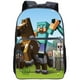 thumbnail image 3 of Mochila y fiambrera Minecraft para niños | Mochila escolar, bolsa de almuerzo, estuche para lápices, llavero y dispensador de Creeper Steve Zombie Kuyhfg Sin marca, 3 of 5