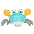 thumbnail image 3 of Crawl Crab Toy, Funny Electric Crab Toy Interactive Colorful Lights With USB Charging Cable For Home Orange,Green, 3 of 8