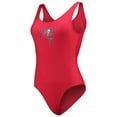 thumbnail image 2 of Women's G-III 4Her by Carl Banks Red Tampa Bay Buccaneers Making Waves One-Piece Swimsuit, 2 of 5