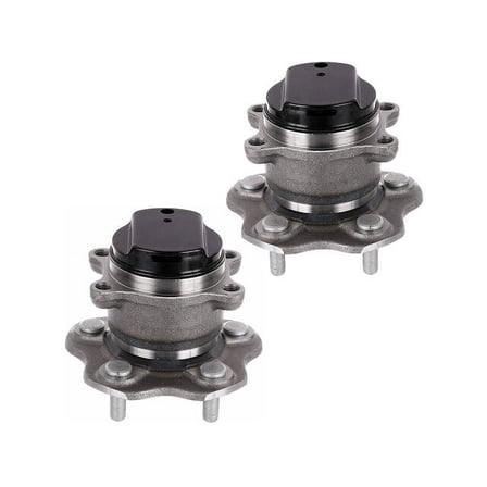 Rear Wheel Bearing Hub Assembly - Set of 2 - Compatible with 2014 - 2019 Nissan Rogue FWD 2015 2016 2017 2018