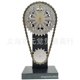 thumbnail image 5 of Reloj de engranaje giratorio, reloj artesanal de plástico creativo, Material de hierro, decoración del hogar no personalizable, Mini modelo, adornos pequeños, 5 of 5