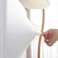 thumbnail image 6 of RotHome Stretch Headboard Covers for Queen Size Bed, Knit Fabric Headboard Slipcover, Thick Dustproof Protector Cover for Bedroom Furniture, Fit 59.1 Inches Wide, Ivory, 6 of 6