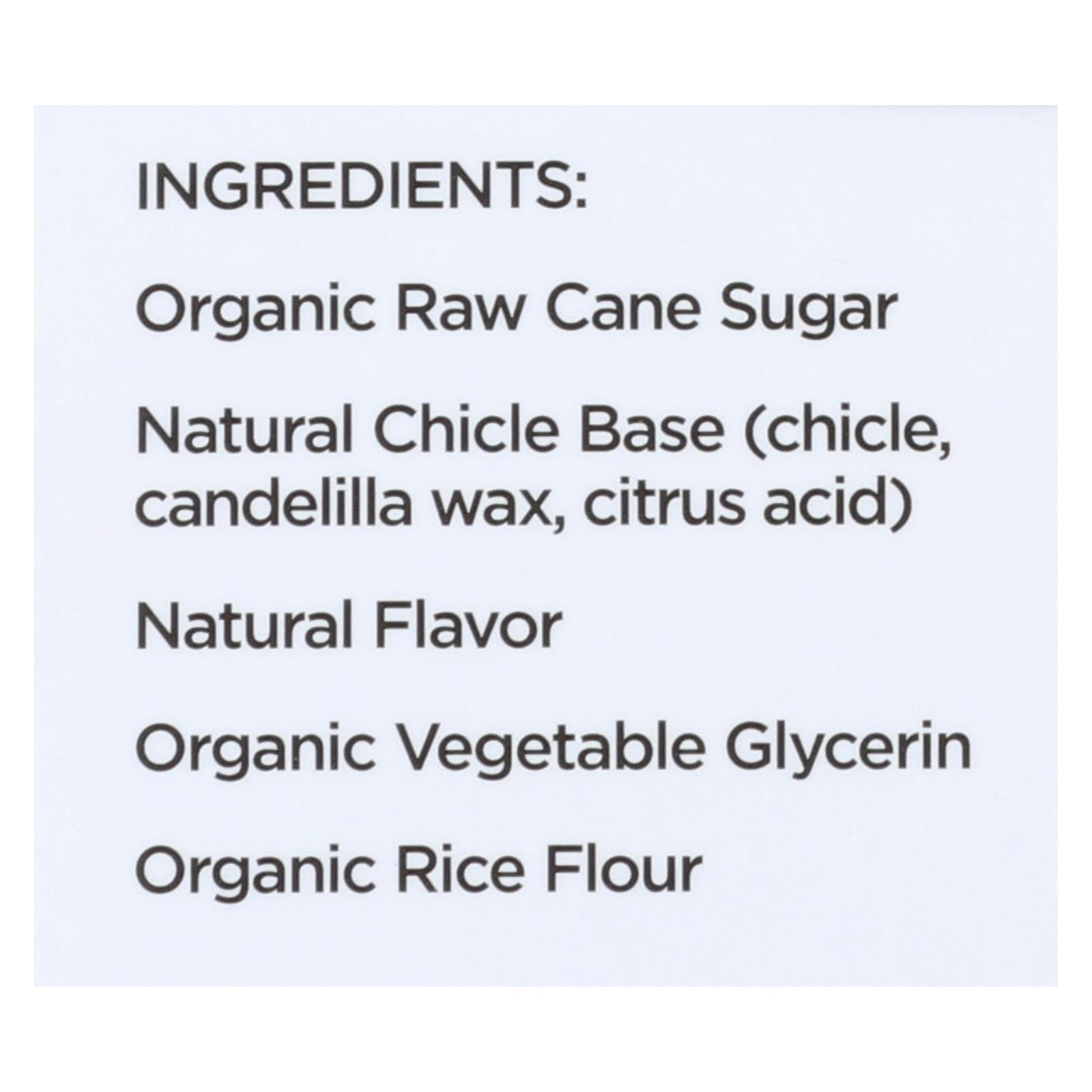 Simply Gum All Natural Gum - Fennel Licorice - Case of 12 - 15 Count