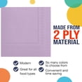 thumbnail image 4 of Exquisite Lavender Beverage Napkins, 50 Count Disposable Paper Napkins, 5" x 5" Cocktail Napkins, 4 of 7