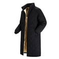 thumbnail image 6 of Men's Extra Long Parka Winter Coats Jacket Heavy Warm Water-resistant Outerwear Cold Weather for Fall Winter Outfits(Black,M), 6 of 8
