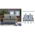 thumbnail image 3 of Boyel Living 54 inch Resin Outdoor Patio Lounge Chair Garden Sofa Park Yard Modern Furniture with Cushioned, 3 of 7