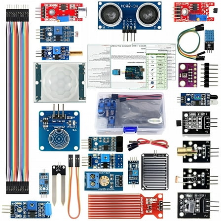 GJX 22-In-1 Starter Kit Sensor Module With Tutorial For Arduino Raspberry Pi Durable