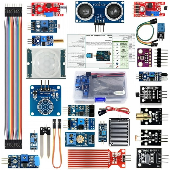 GJX 22-In-1 Starter Kit Sensor Module With Tutorial For Arduino Raspberry Pi Durable