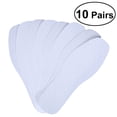 thumbnail image 1 of 10 pares de plantillas desechables transpirables, solución natural para pies, tratamiento deportivo para verano, eliminador de olores de pies - Talla 45 (blancas), 1 of 7