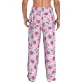 thumbnail image 3 of Daiia Cherry Strawberry Men's Sleep Pant with Pockets and Drawstring,Pajama Pants-Medium, 3 of 9