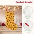 thumbnail image 4 of Vsdgher Yellow Leopard Print Sunflower Christmas Stockings 18 inch Large Kids Stocking Bags Hanging Socks for Christmas Decor Decorations, 4 of 7