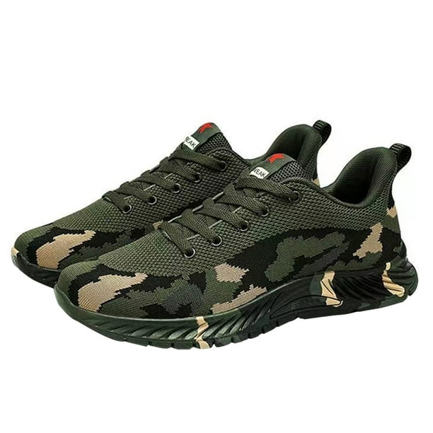 Deporte Camuflaje para Hombre Zapatos Deportivos Transpirables Ligeros verde 41 Walmart en linea