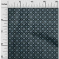 thumbnail image 2 of oneOone Silk Tabby Black Fabric Asian Floral Tiles Dress Material Fabric Print Fabric By The Yard 42 Inch Wide, 2 of 4