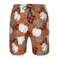 thumbnail image 3 of Goofa Various Pumpkins Printed Mens Swim Trunks Summer Quick Dry Short Beach Swimwear Bathing Suits-Small, 3 of 9