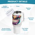 thumbnail image 4 of 40 Oz Car Handle Water Bottle Water Cup Water Bottle Water Jug Coffee Cup Travel Water Bottle Super Cool Owl, 4 of 8