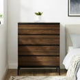 thumbnail image 4 of Elroy Commode Urbaine 4 Tiroirs 36 Pouces en Noyer Foncé, 4 of 5