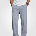 thumbnail image 2 of HOMADLES Men's Ice Silk Joggers Quick Dry Solid Color Side Pockets Casual Pants Lightweight Breathable Stretch Hiking Pants Gray Size XL, 2 of 2
