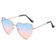 thumbnail image 1 of Gafas de sol Retro con forma de corazón de Metal para hombre y mujer, Serie de películas oceánicas, gafas de amor, gafas de sol coreanas de moda en forma de corazón, 1 of 5