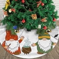 thumbnail image 3 of XMXY Halloween Christmas Tree Skirt, Holiday Cute Gnomes Broom Holiday Party Indoor Decorations Ornaments, 48" Inch, 3 of 5