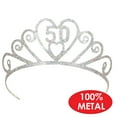 thumbnail image 4 of Glittered Metal  50  Tiara, (1/Pkg), 4 of 5