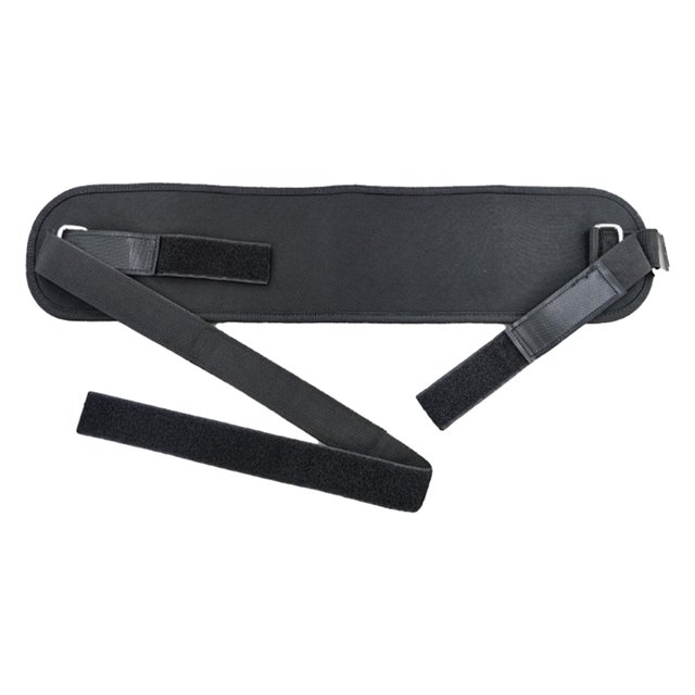 Cinturón de cadera con mancuernas para adultos, cinturón de levantamiento de pesas, entrenador de glúteos para sentadillas y estocadas Negro