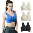 thumbnail image 2 of EIMELI Womens Zipper Front Fastening Bra Post Surgery Support Bra with Removable Pads, 2 of 16