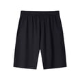 thumbnail image 3 of Chiccall Men Trendy Straight Cut Sports Shorts Adjustable Drawstring Elastic Waist Zip Storage Pockets Lightly Breathable Outdoor Training Vacation Shorts, 3 of 7