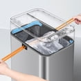 thumbnail image 6 of lanema HandsFrees 15L Trash Bin Holders With 1200mAh Battery For Contemporary Homes, 6 of 18