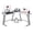 Classical White, variant on SONGMY L Shaped Gaming Desk Computer Corner PC Desk Table with Large Monitor Riser Stand for Home Office Sturdy Writing Workstation (Black, 47 Inch)