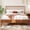 Brown, variant on Harper & Bright Designs Wood Spindle Platform Bed Bamboo Queen Size with Tall Headboard, Simple Bohemian Bed Frame with Wooden Slats and Metal Support, Black