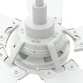 thumbnail image 3 of 52" 5 Blades Plywood Smart Indoor Ceiling Fan with Dim LED Light and Remote, 3 of 9