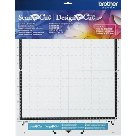 UPC: 0012502648673 | Brother CAMATLOW12 12 in x 12 in Low Tack Mat for ScanNCut2 and DesignNCut