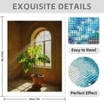 thumbnail image 3 of Diamond Art Kit for Adults, Sunlit Monstera By Arched Window Diamond Painting for Adults Beginners, DIY Diamond Art Painting Kits, 5D Diamond Painting Crafts for Home Decor 12x16 Frameless, 3 of 7