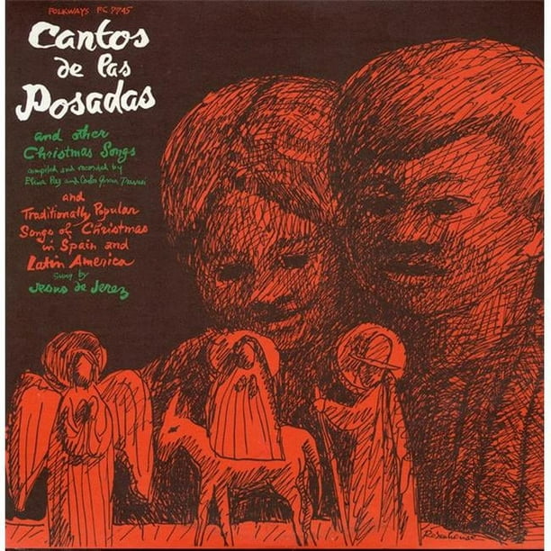 Smithsonian Folkways FW-07745-CCD Cantos de Las Posadas et Autres Chansons de Noël-enregistré par Elena Paz et Carlos Garcia Travesi