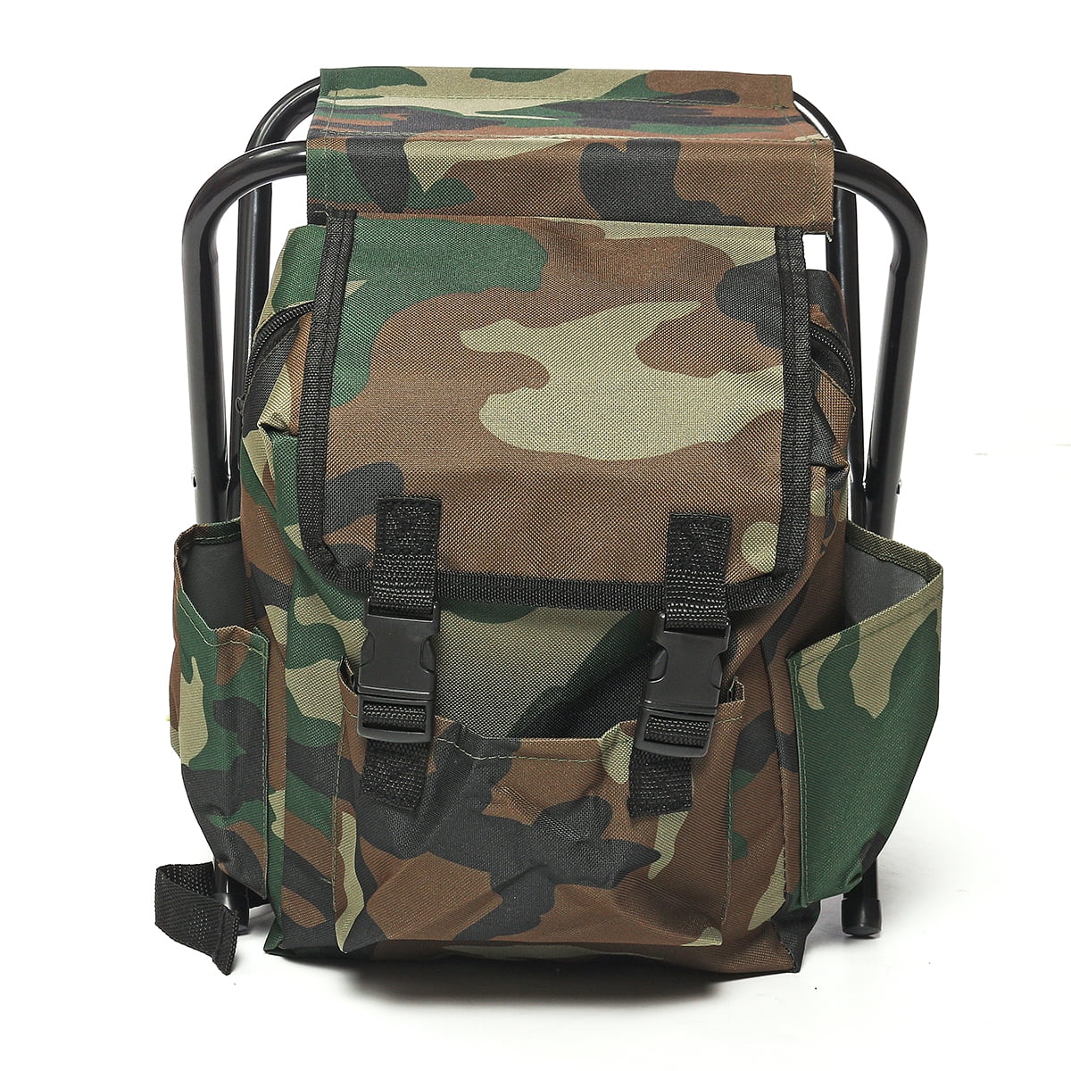 Foldable Outdoor Multi-Function Fishing Backpack Beach Chair Stool w/ Cooler Bag | Walmart Canada