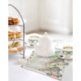 thumbnail image 4 of Easter Bunnies Kitchen Dish Towels for Drying Dishes Set of 4, Spring Eucalyptus Easter Eggs Gray Wooden Waffle Weave Microfiber Hand Tea Bathroom Towels Quick Dry & Absorbent Towel 12x12, 4 of 7