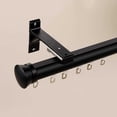thumbnail image 1 of Wall Mount Curtain Rail Track System Roman Rod Heavy-Duty Curtains Rails Easy Install for Living Room Bedroom for Privacy in Open Rooms(Black,5m(16.4ft)), 1 of 7