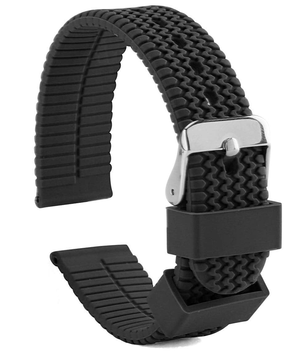 Silicone Rubber Watch Band Waterproof, Silicone & Rubber, Includes