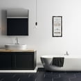 thumbnail image 2 of Stupell Industries Bathroom Rules Vintage List Abstract Painting Black Floater Framed Canvas Art Print Wall Art, 11 x 25, 2 of 9